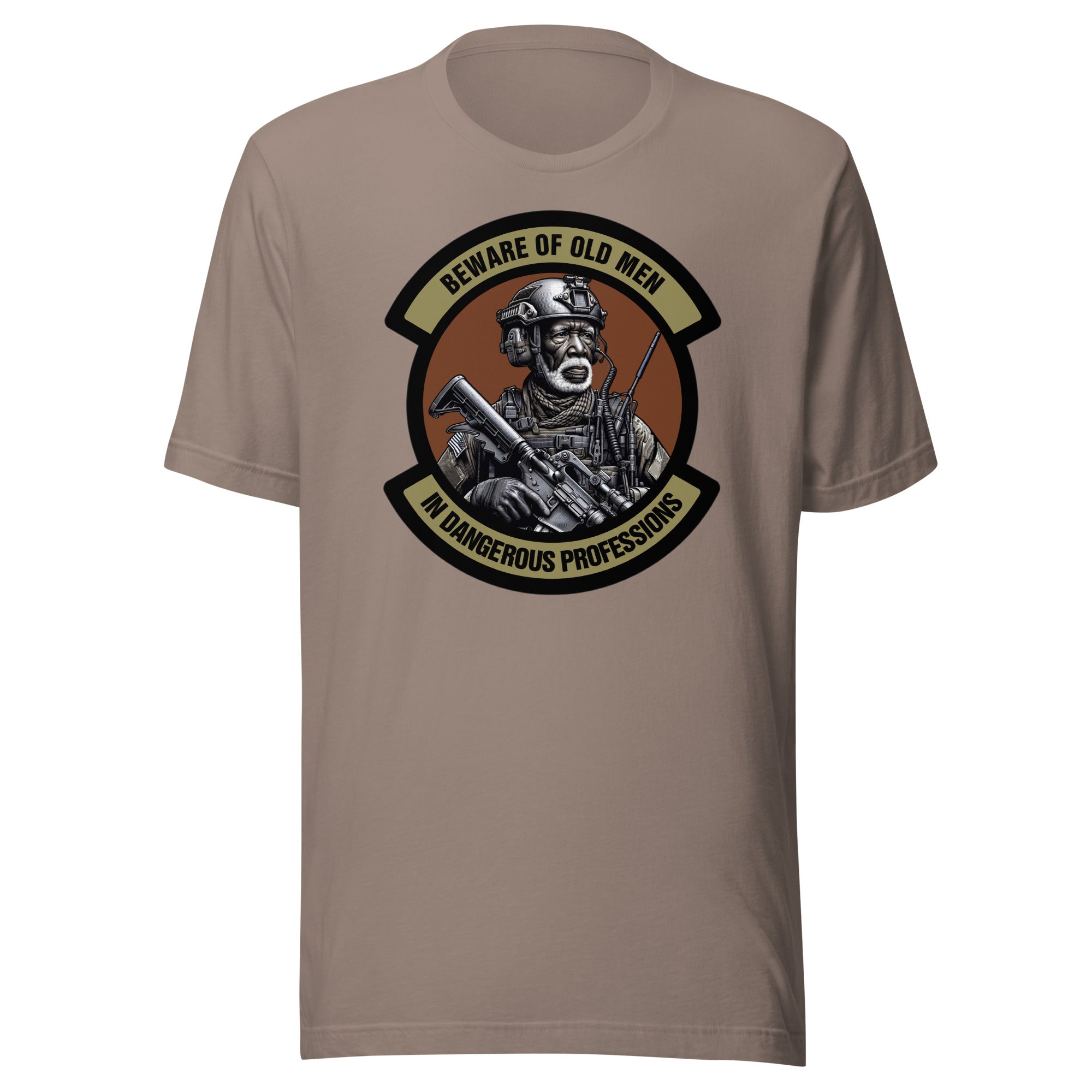 African American version of Beware of Old Men - In Dangerous Professions - Unisex t-shirt