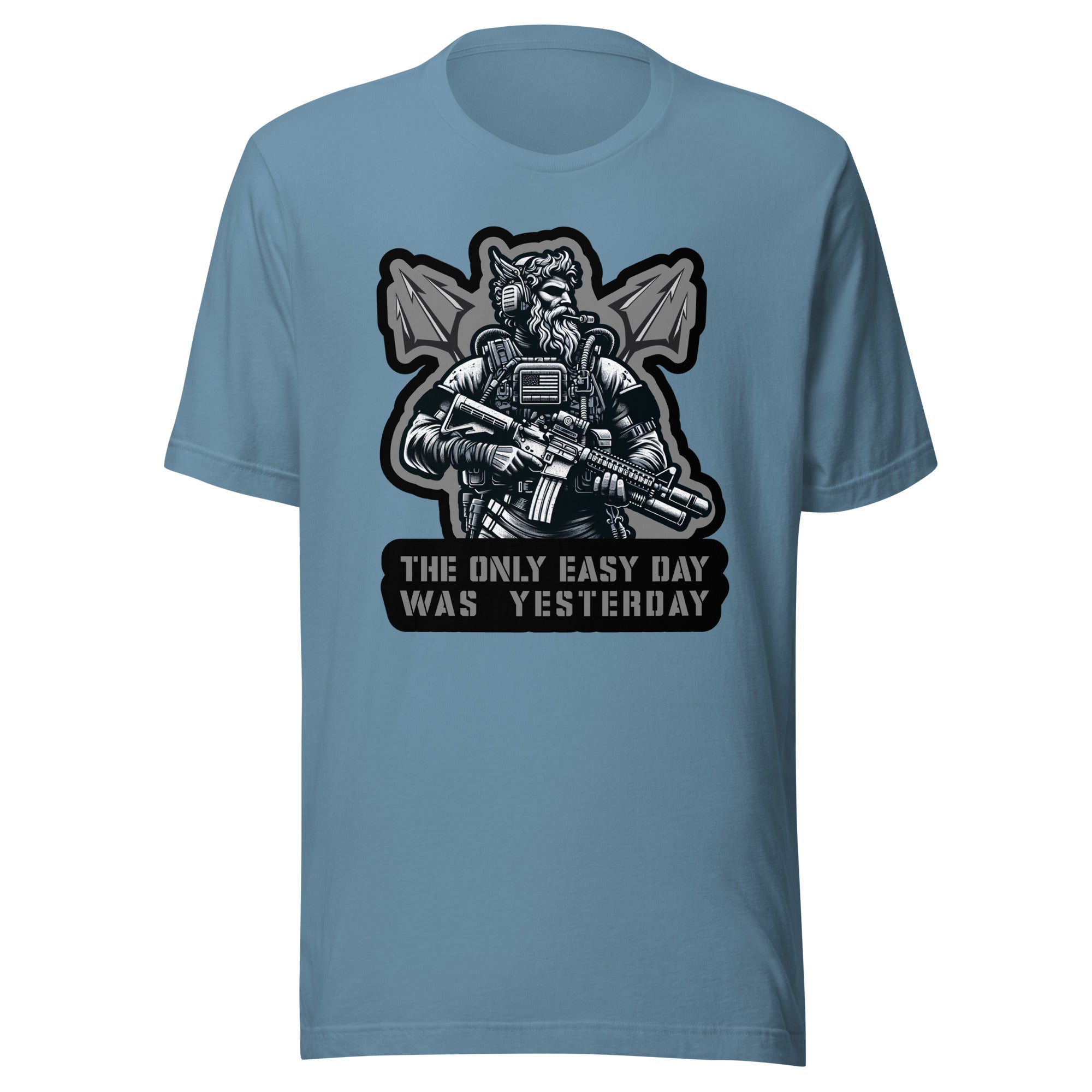 Tactical Navy Seal Triton - The Only Easy Day Was Yesterday - Unisex t-shirt Poseidon