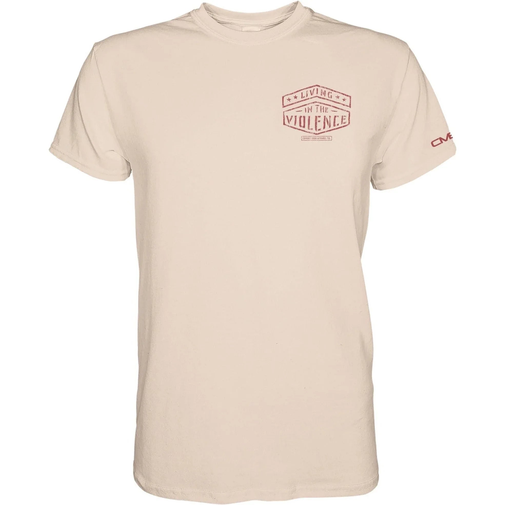 LIVING IN THE VIOLENCE MEN’S T-SHIRT - Combat Iron Apparel Co.
