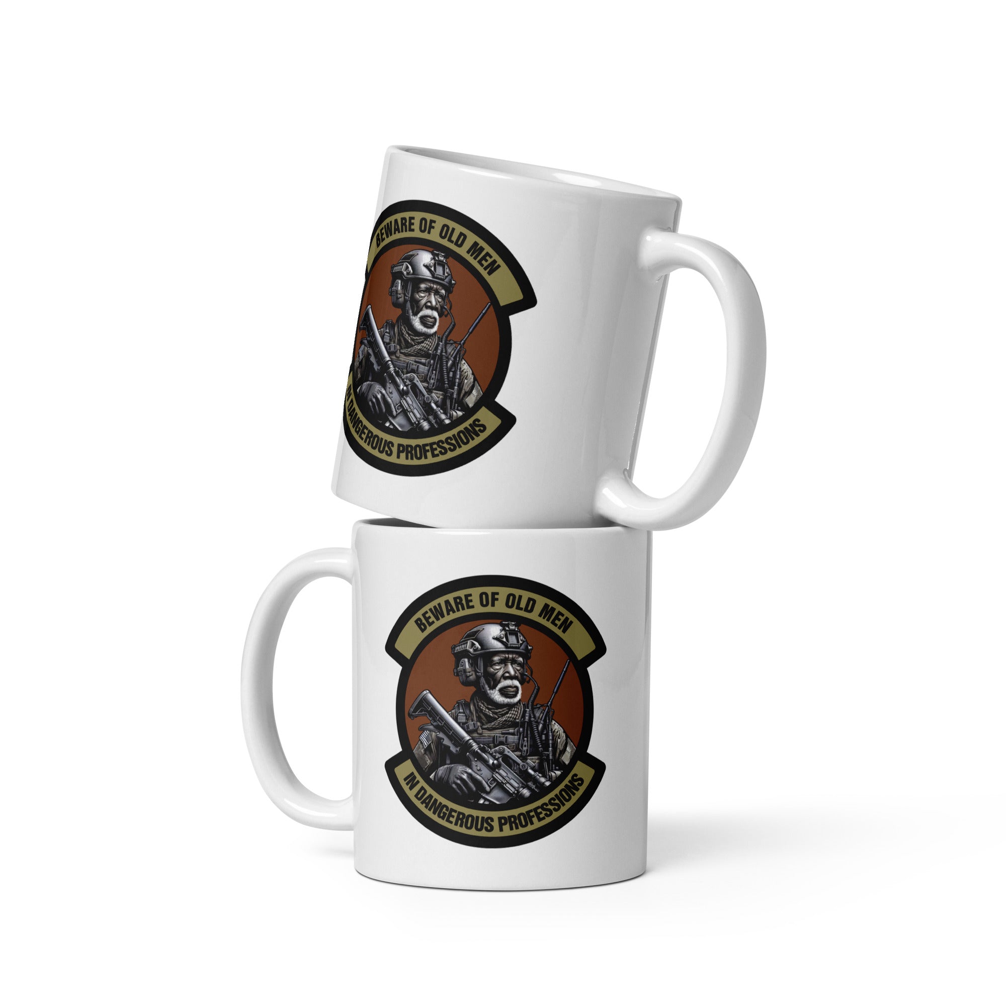 African American version of Beware of Old Men - In Dangerous Professions - Ceramic Mug