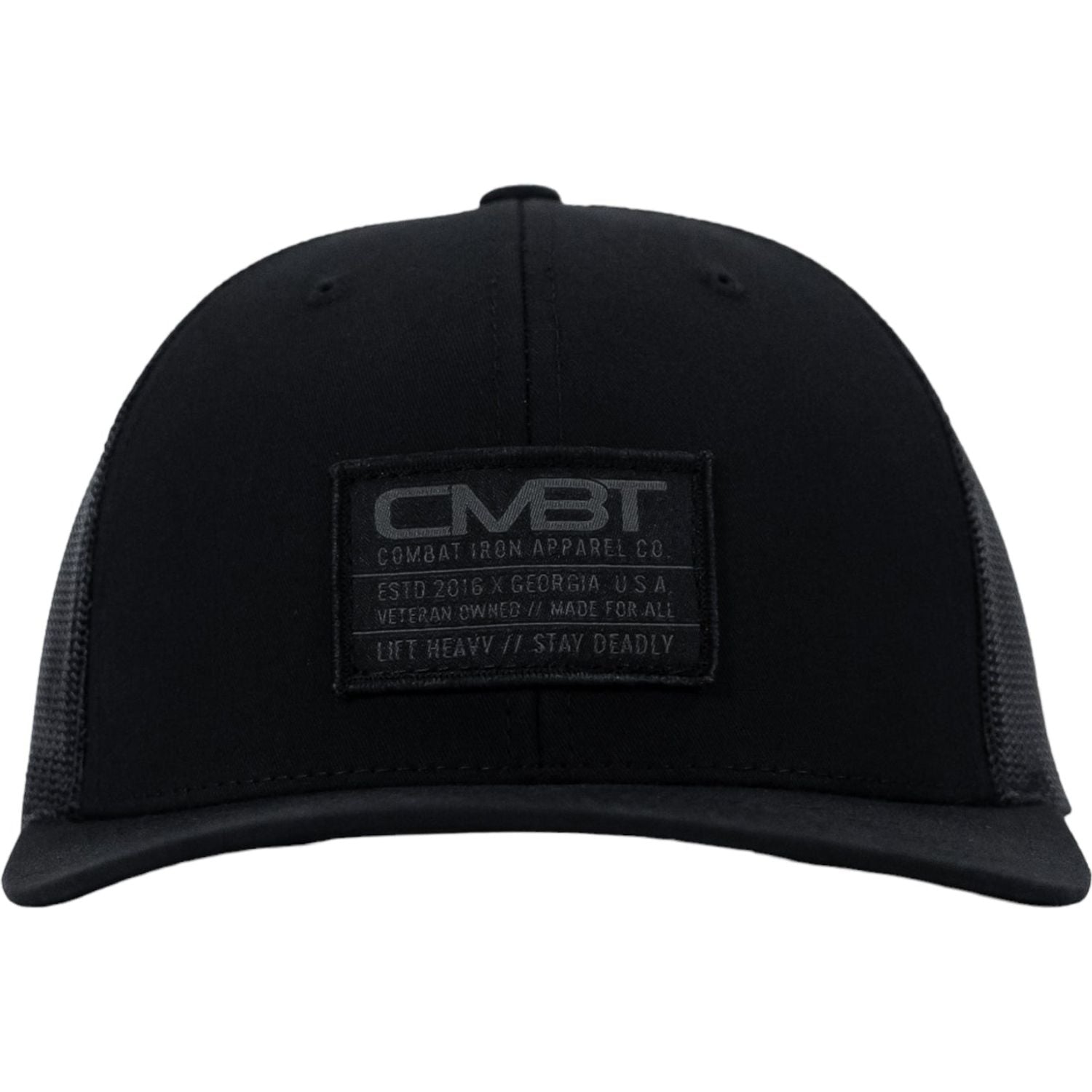 Branded CMBT Subdued Labeled Snapback Hat - Combat Iron Apparel Co.