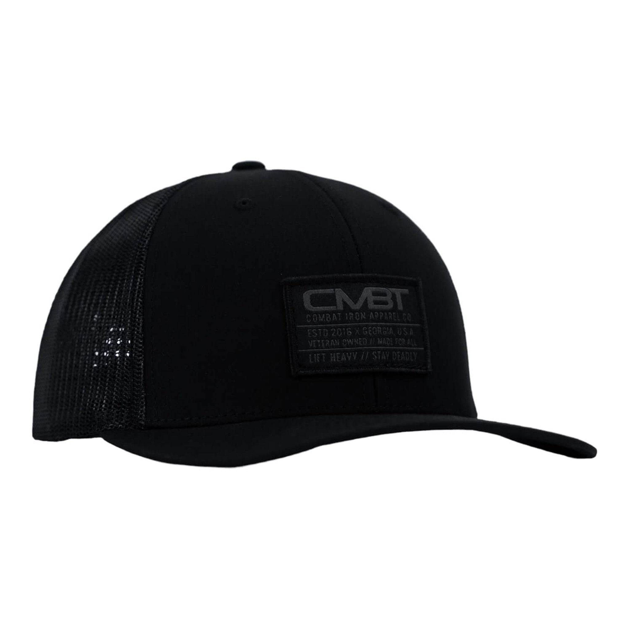 Branded CMBT Subdued Labeled Snapback Hat - Combat Iron Apparel Co.