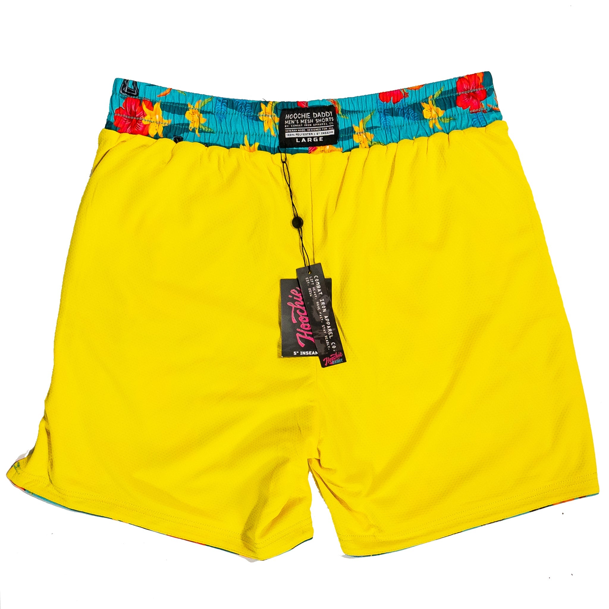 Men's Mesh Hoochie Daddy Shorts | 5" - Combat Iron Apparel Co.