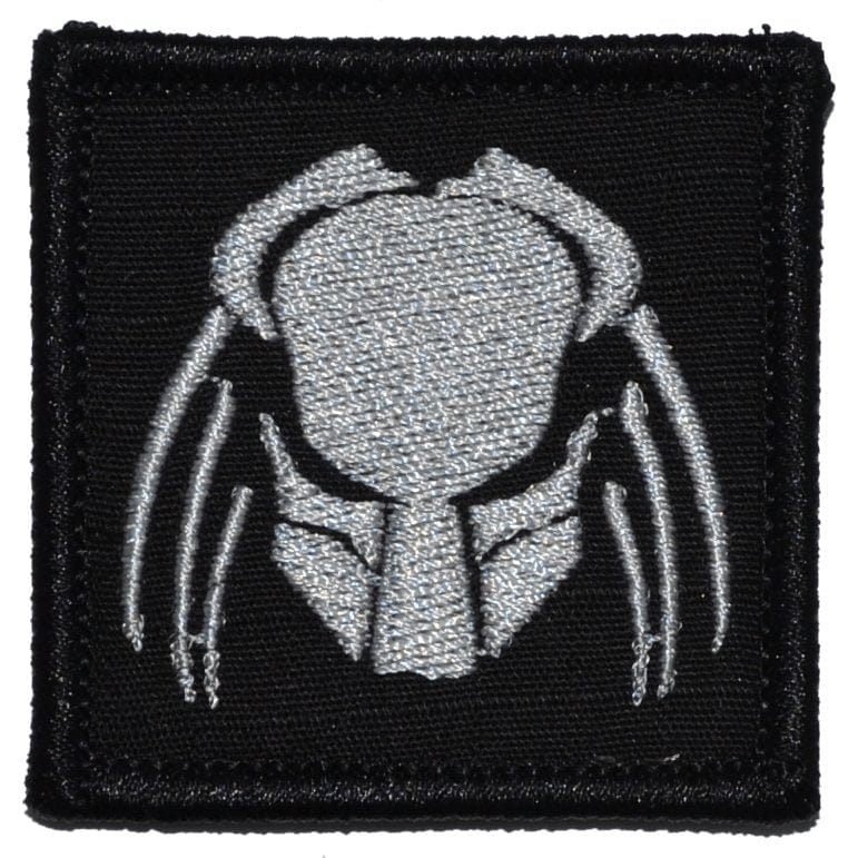 Tactical Gear Junkie Patches Black Predator Head - 2x2 Patch