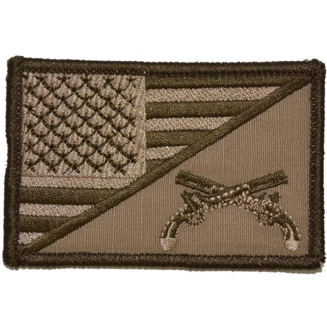 Tactical Gear Junkie Patches Coyote Brown MP Military Police USA Flag - 2.25x3.5 Patch
