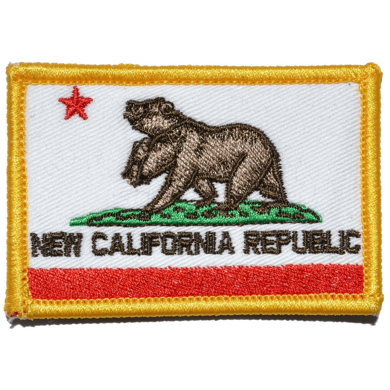 Tactical Gear Junkie Patches Full Color New California Republic NCR State Flag - 2x3 Patch