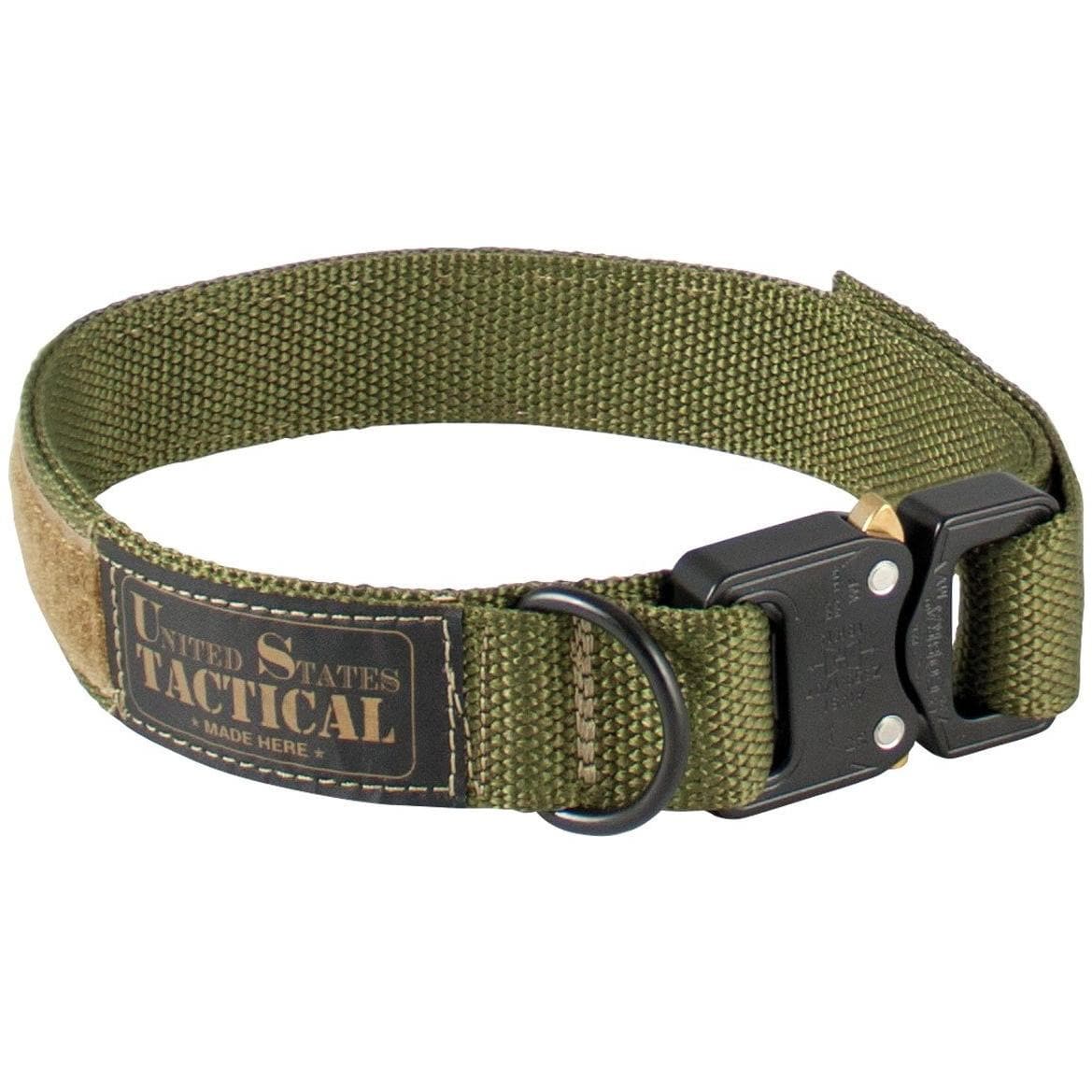 United States Tactical Tactical Gear M / Olive Drab United States Tactical Dog Collar with COBRA Buckle