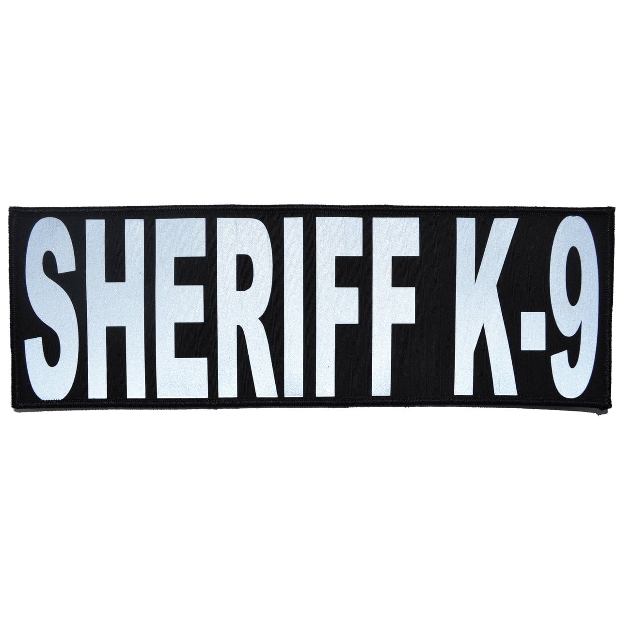 Tactical Gear Junkie Patches Black Sheriff K-9 Reflective - 4x12 Patch