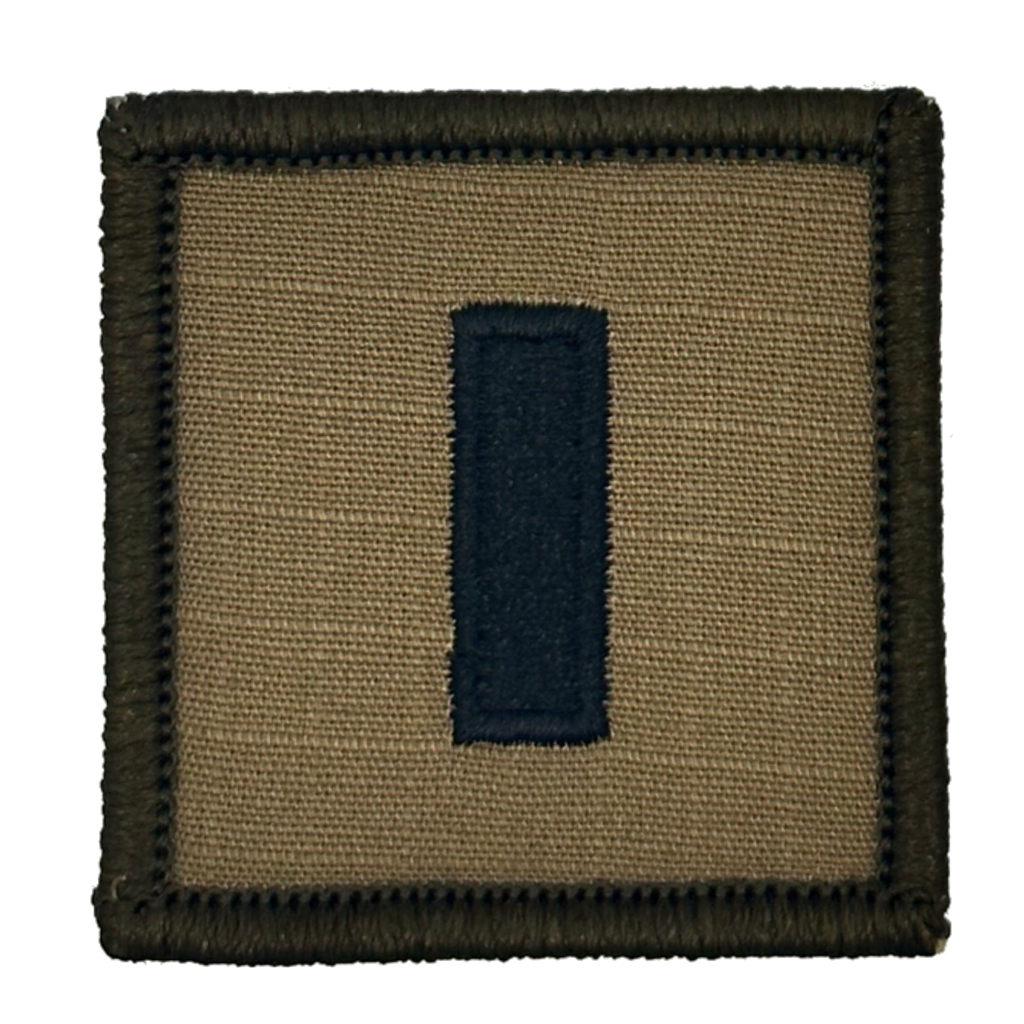 Tactical Gear Junkie Patches Coyote Brown / 1st Lieutenant USMC Rank Insignia - 2x2 Patch