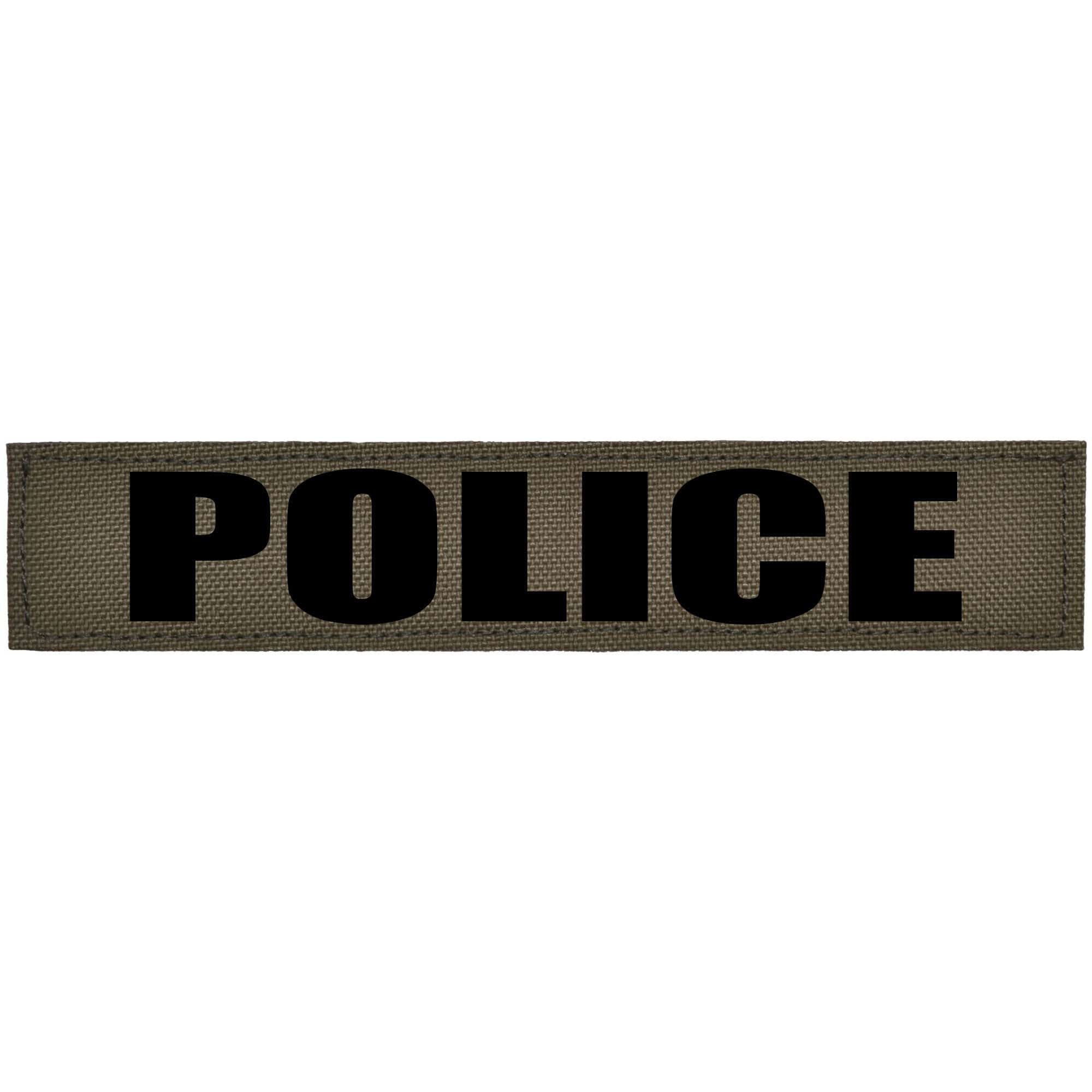 Tactical Gear Junkie Patches POLICE Heat Press Vinyl - 1x5 CORDURA® Patch