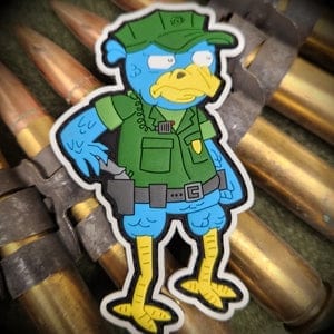 Tactical Gear Junkie Patches Sketch's World © Military Police Blue Falcon - 4 inch PVC Patch