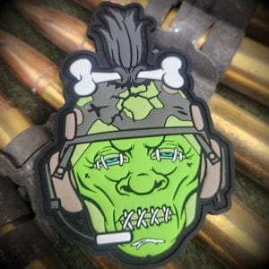 Tactical Gear Junkie Patches Tactical Voodoo Shrunken Head - 3.5" PVC Patch