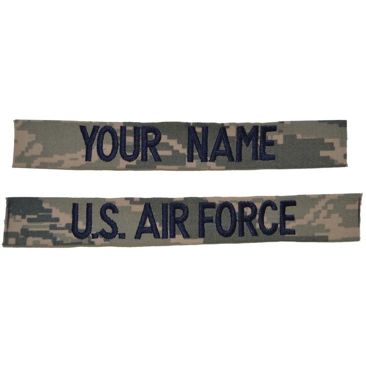 Tactical Gear Junkie Name Tapes 2 Piece Custom Name Tape Set - SEW-ON - ABU