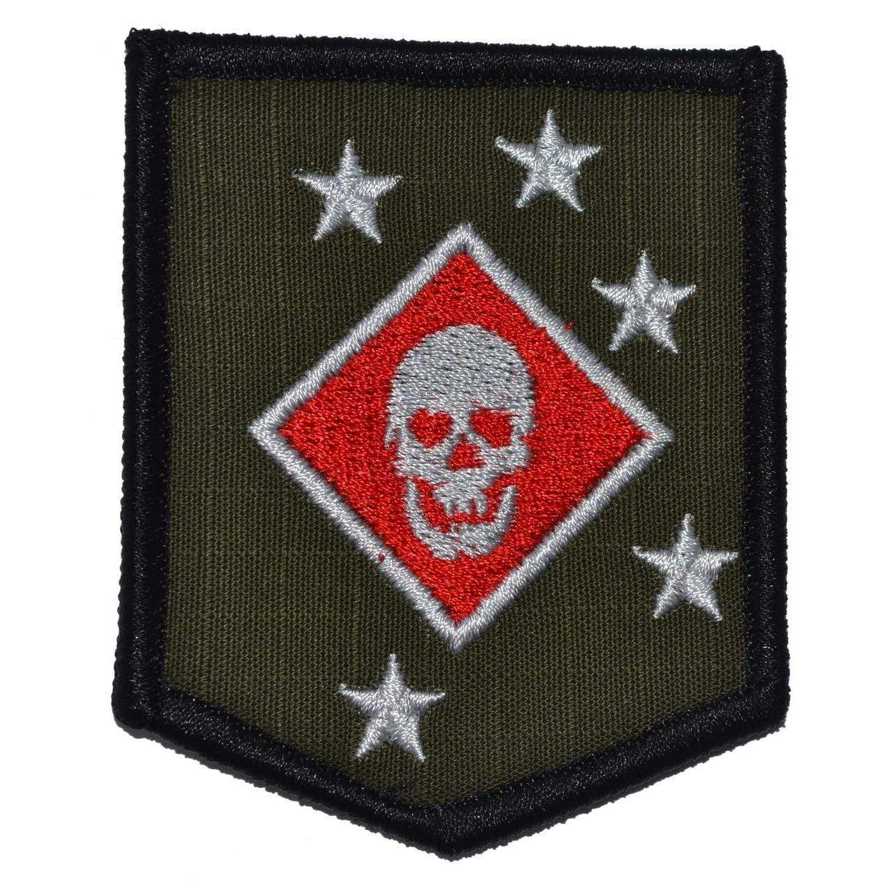 Tactical Gear Junkie Patches Olive Drab Marine Raider Battalion Thick Jaw Patch MarSOC - Shield Patch