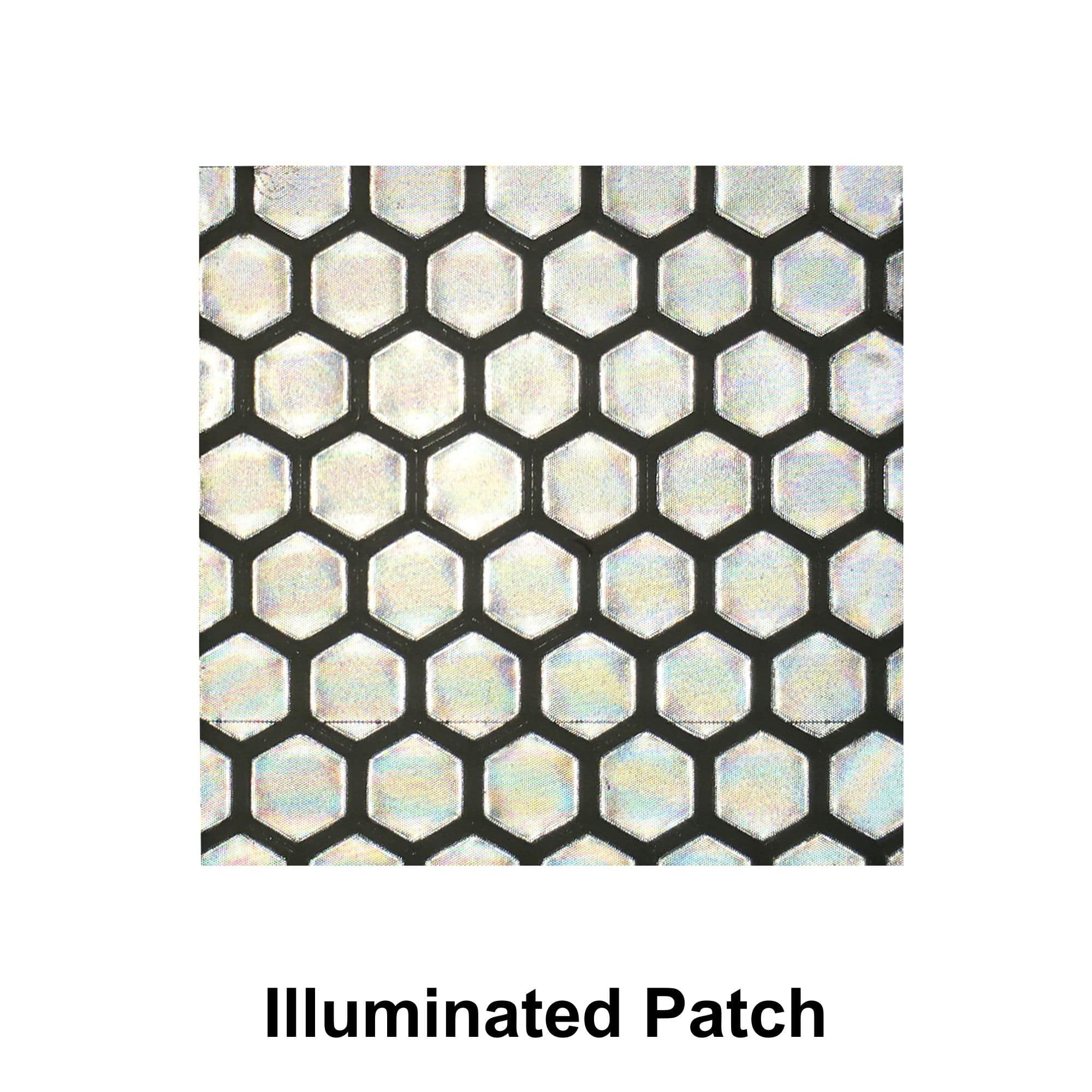 Tactical Gear Junkie Patches CyFlect® Honeycomb Reflective Glow Panel - 2x2 Patch