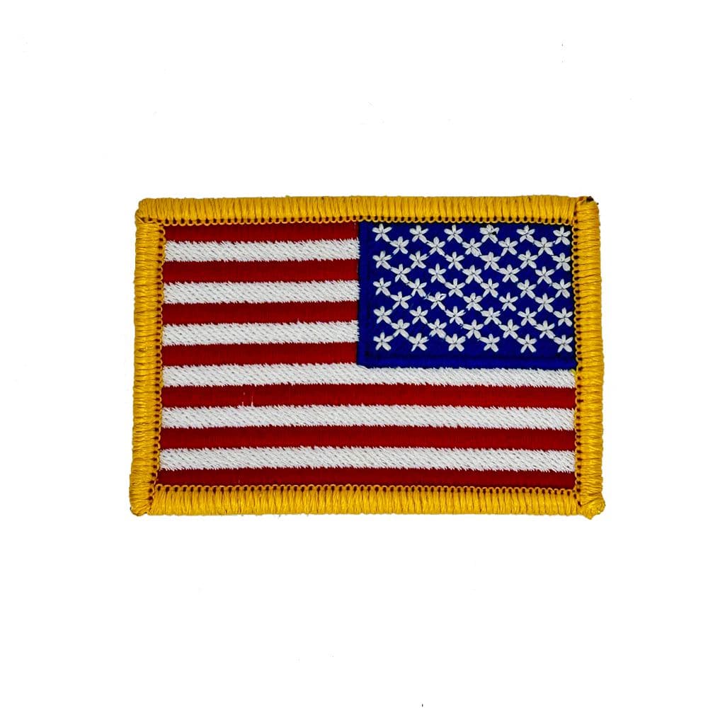 Full Color USA Flag - 2x3 Patch, Right Face (Reverse)
