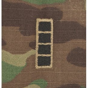 Tactical Gear Junkie Rank WO4 Army Rank - SEW ON -  3-Color OCP