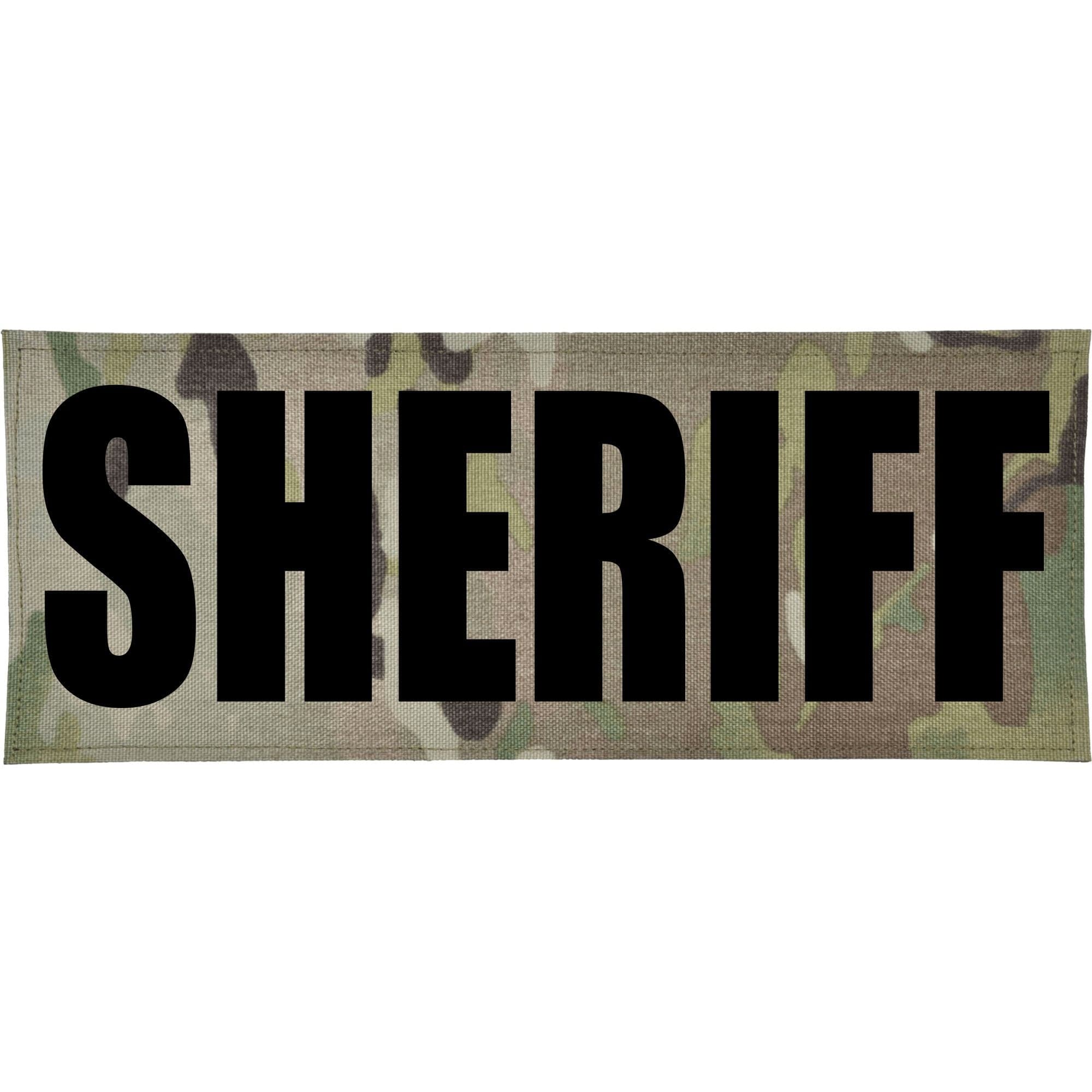 Tactical Gear Junkie Patches SHERIFF Heat Press Vinyl - 4x10 CORDURA® Patch