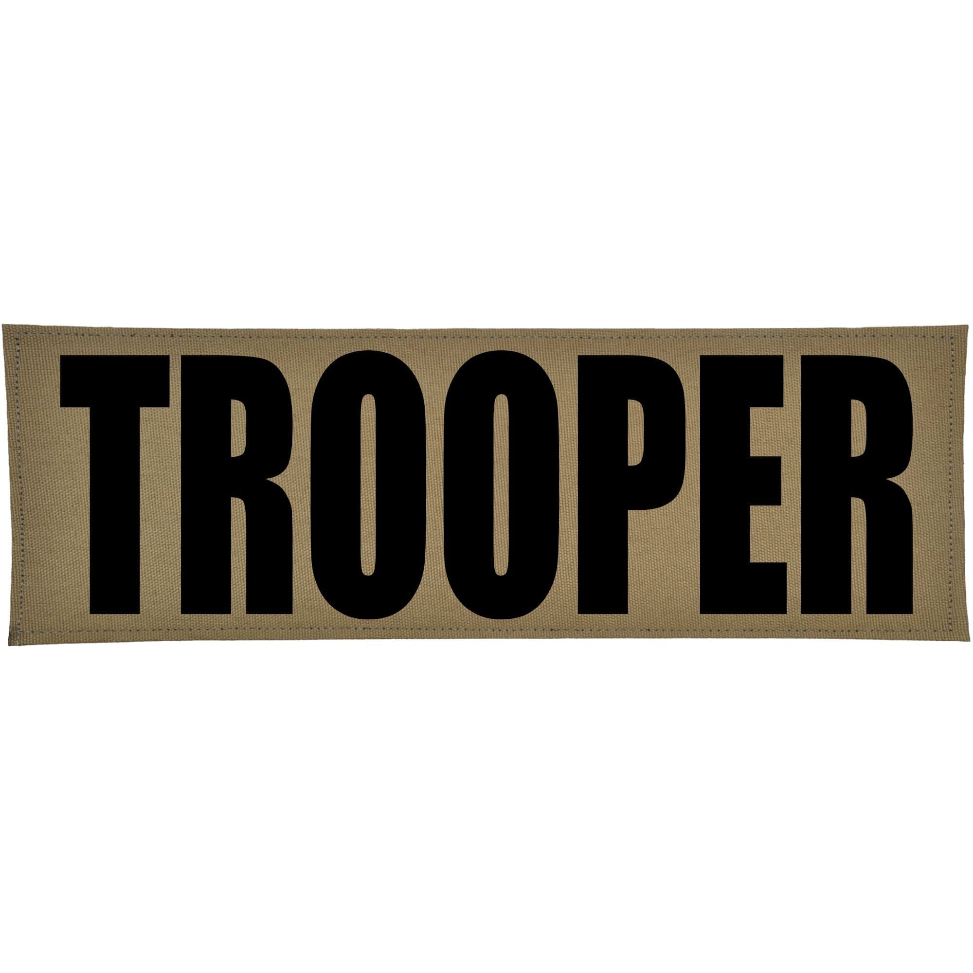 Tactical Gear Junkie Patches TROOPER Heat Press Vinyl - 4x12 CORDURA® Patch