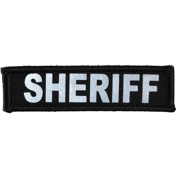 Sheriff Reflective - 1x3.75 Patch