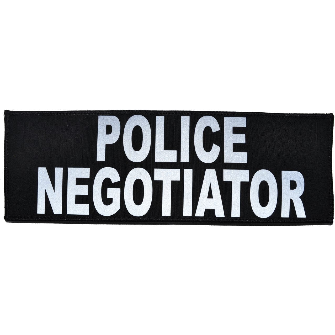 Tactical Gear Junkie Patches Police Negotiator Reflective - 4x12 Patch