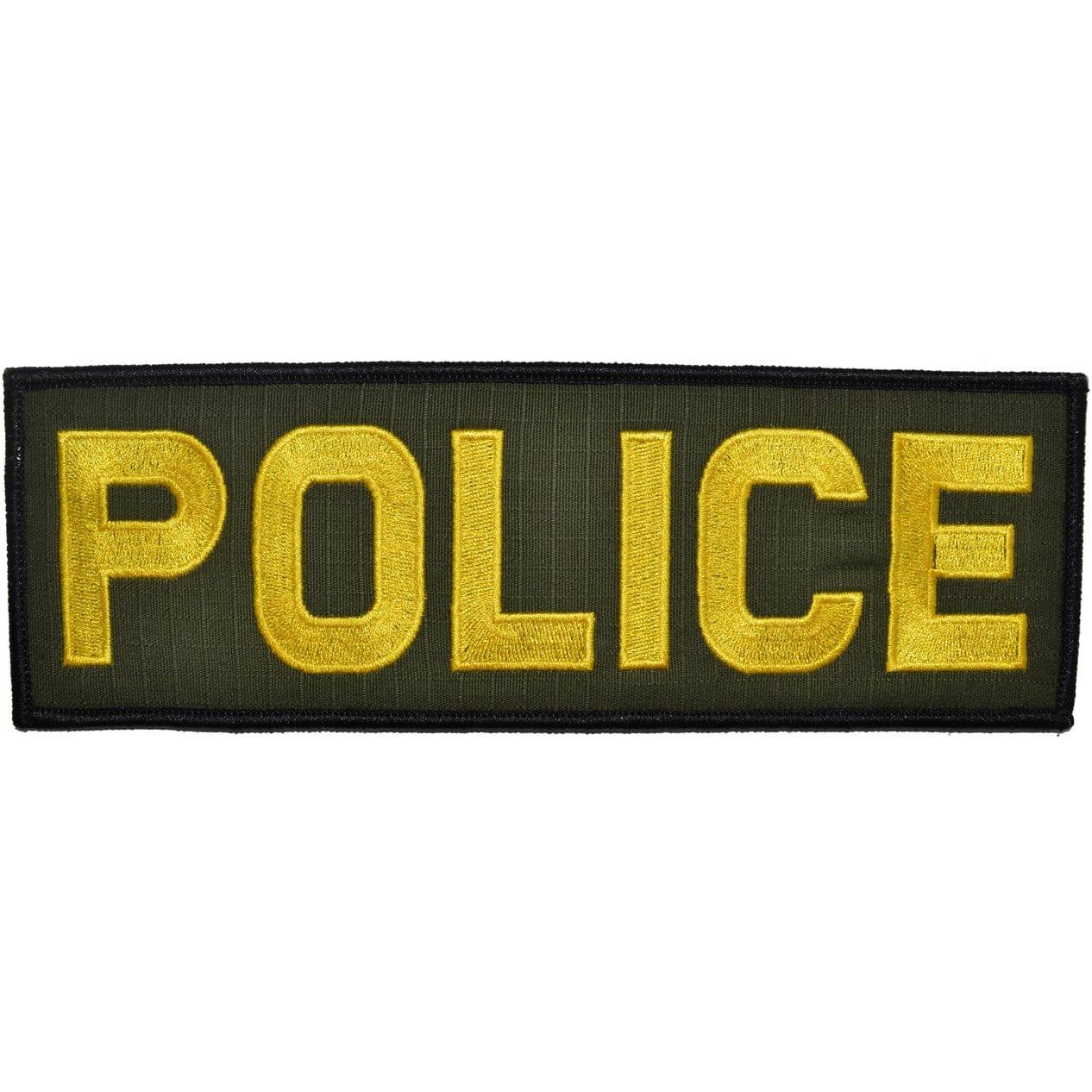 Tactical Police Patches Rothco Police Patch With Hook Back