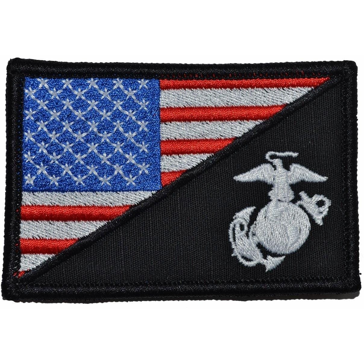 USMC EGA USA Flag - 2.25x3.5 Patch
