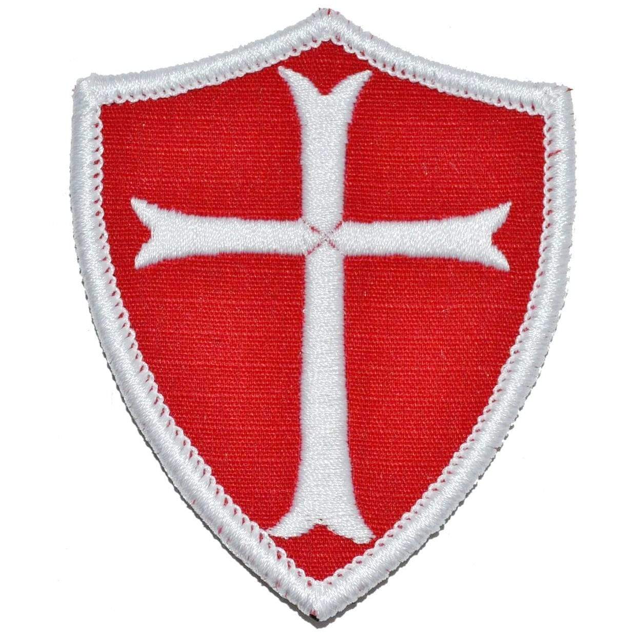 Tactical Gear Junkie Patches Red Knights Templar - 2.5x3 Shield Patch
