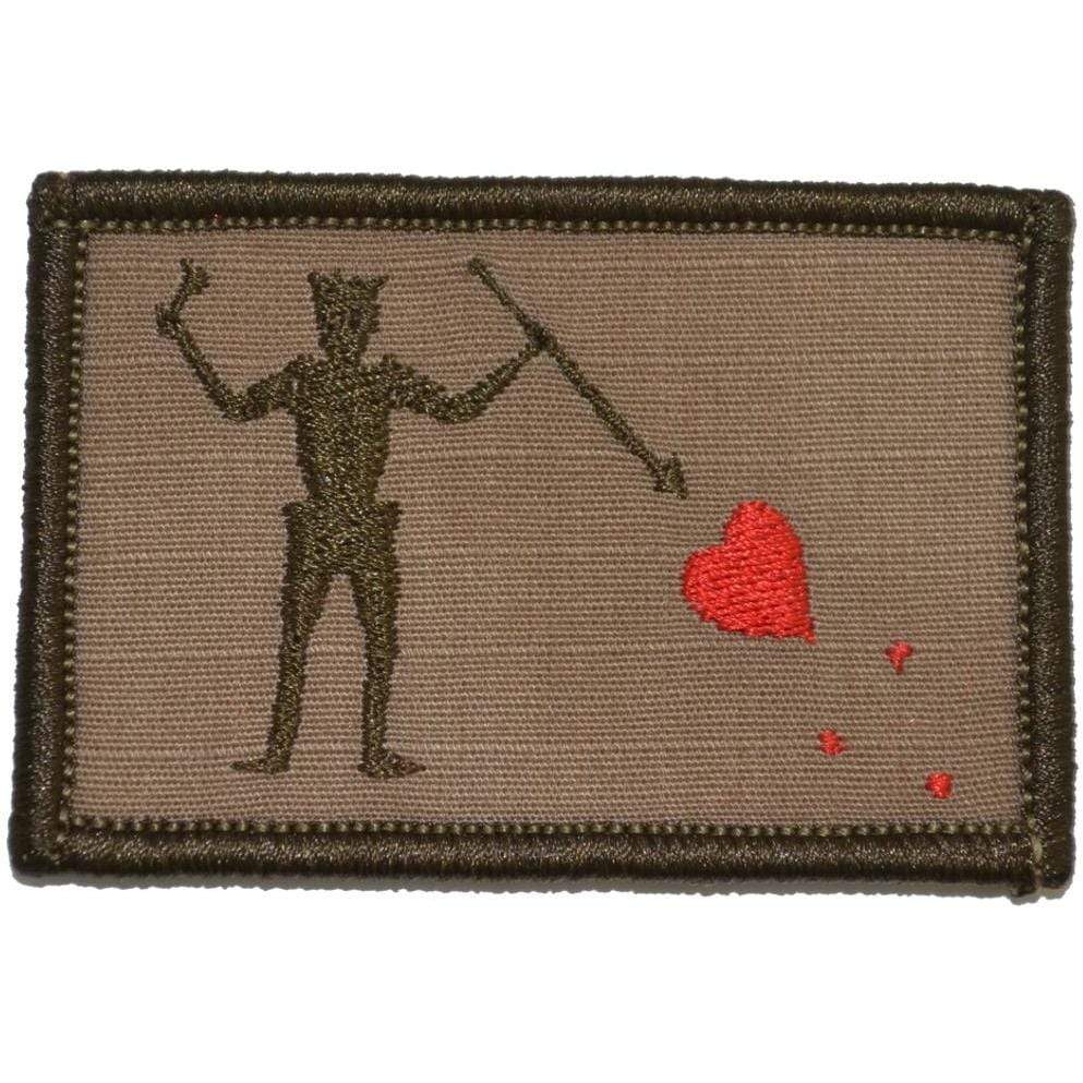 Tactical Gear Junkie Patches Coyote Brown Edward Teach Blackbeard Pirate Flag  - 2x3 Patch