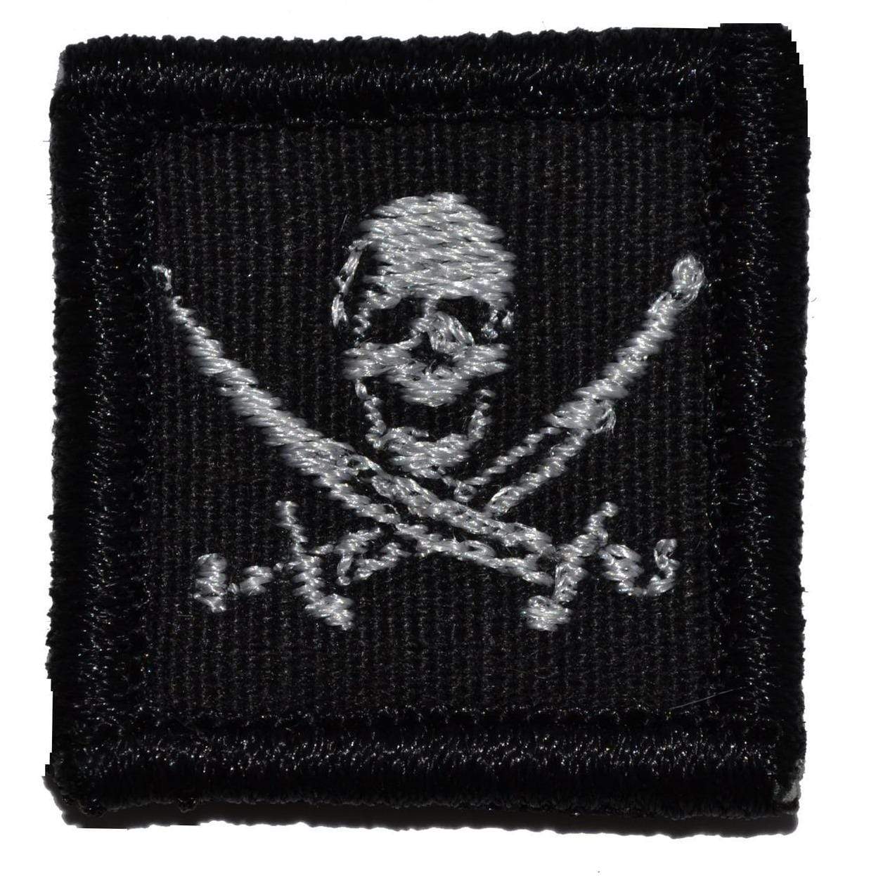 Tactical Gear Junkie Patches Black Pirate Jolly Roger - 1x1 Patch