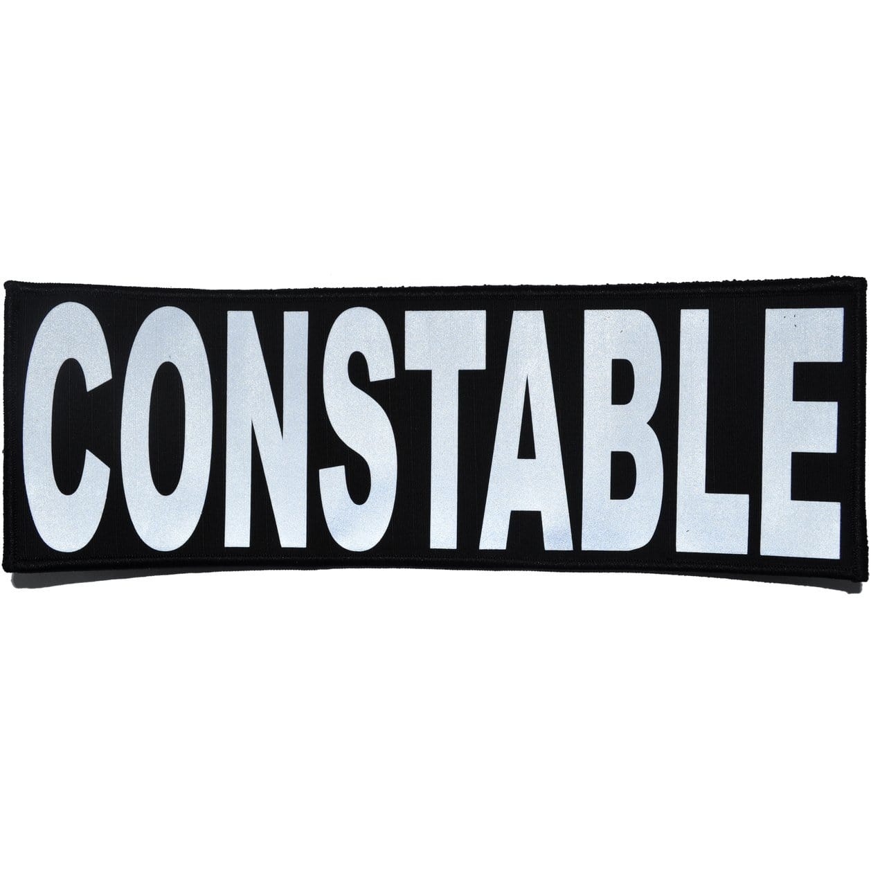 Tactical Gear Junkie Patches Black Constable Reflective - 4x12 Patch