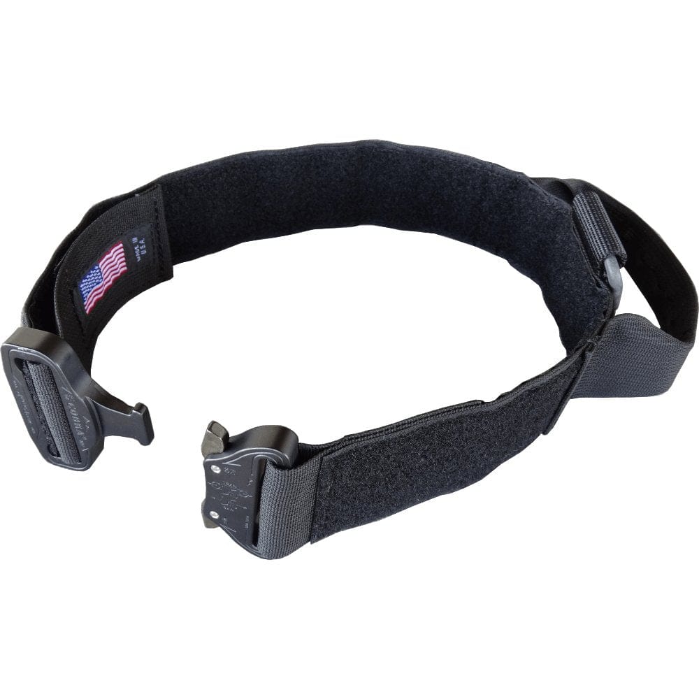 CaliberDog Tactical Gear Black CaliberDog ID Collar with Cobra Buckle & Handle
