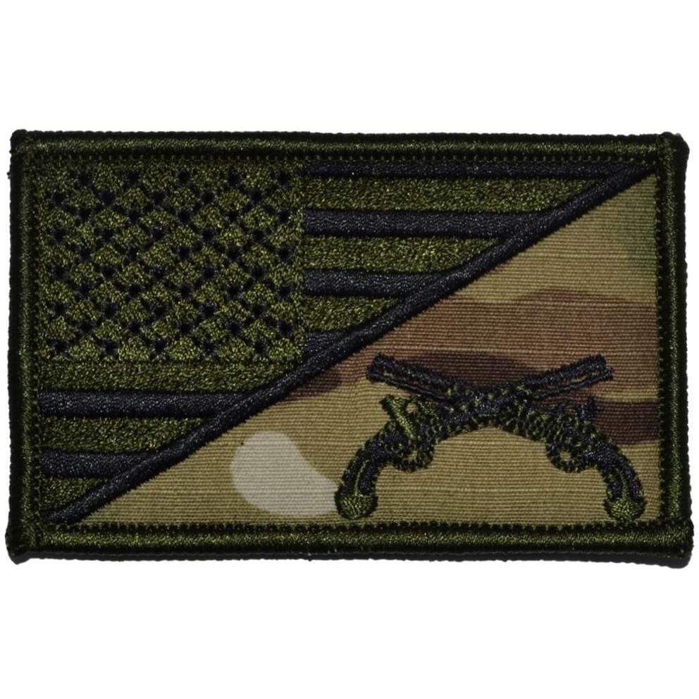 thumbnail image 2 of US Army Crest With USA Flag Patch – 2.25 X 3.5 Inches – Embroidered Military Patch 2 of 6