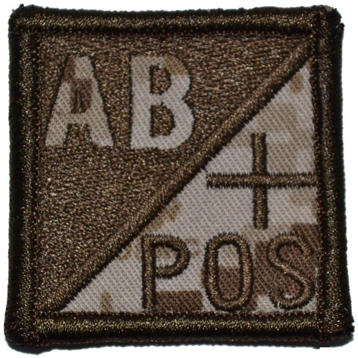 Tactical Gear Junkie Patches Blood Type - Solid - 2x2 Patch