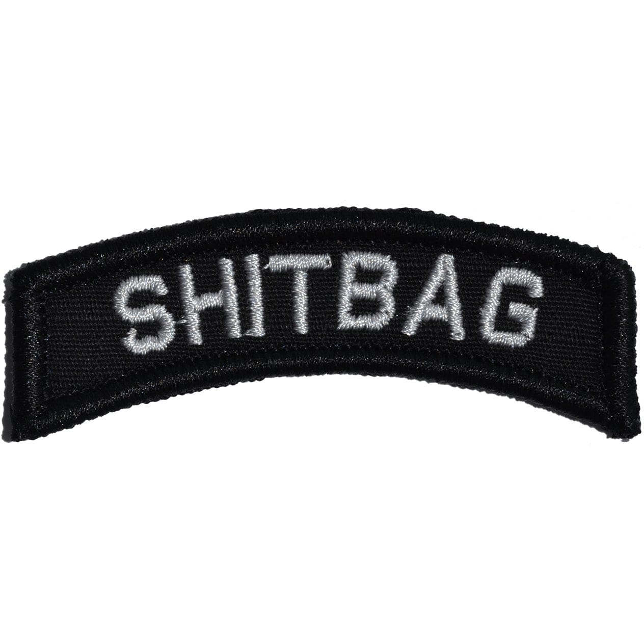 Tactical Gear Junkie Patches Black Shitbag Tab Patch