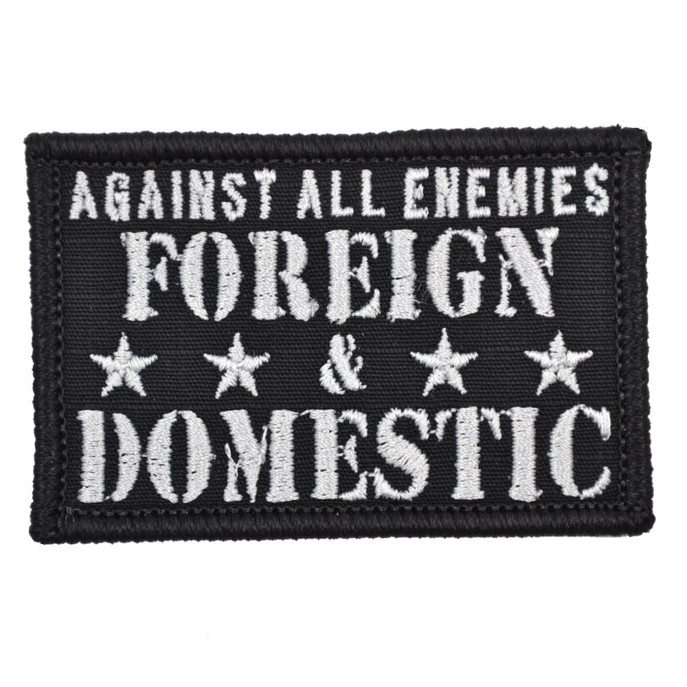 Tactical Gear Junkie Patches Black Against All Enemies - Version 2.0