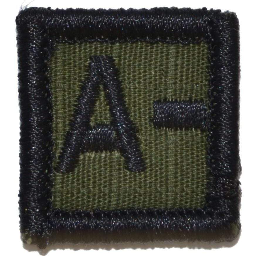 Tactical Gear Junkie Patches Olive Drab Blood Type - 1x1 Patch