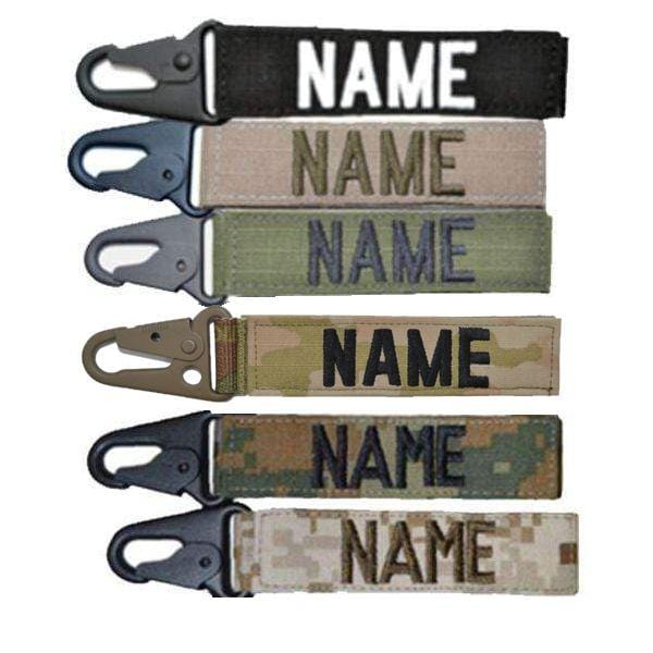 Tactical Gear Junkie Name Tapes Custom Name Tape Keychain