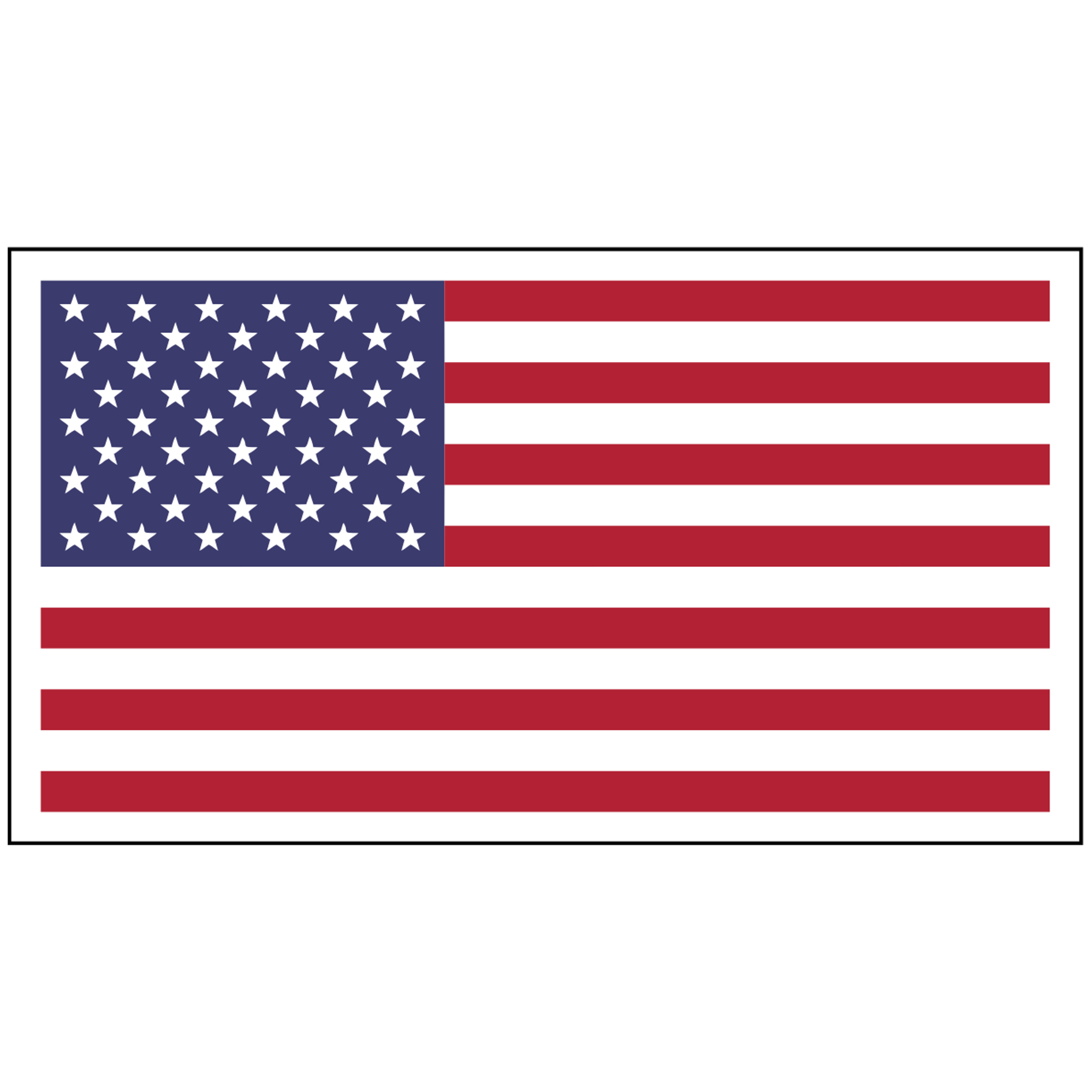 Tactical Gear Junkie Stickers USA Flag - 4x2.25 inch Sticker