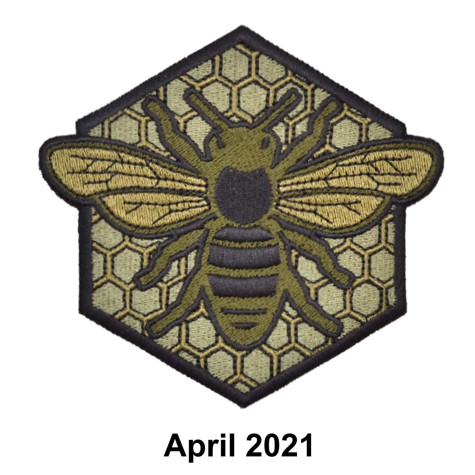 Tactical Gear Junkie Patches April 2021 Patch of the Month - Save the Bees
