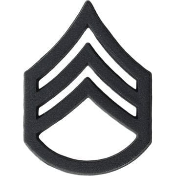 Other Rank SSG Subdued Black Metal Rank - Army