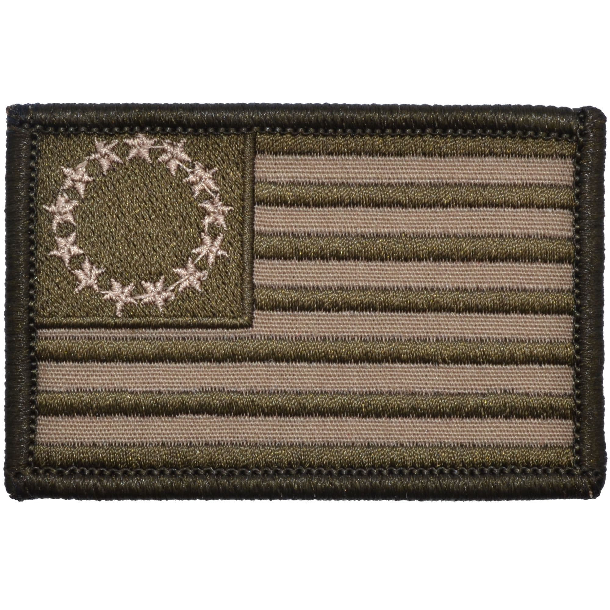 Tactical Gear Junkie Patches Coyote Brown Betsy Ross Flag - 2x3 Patch