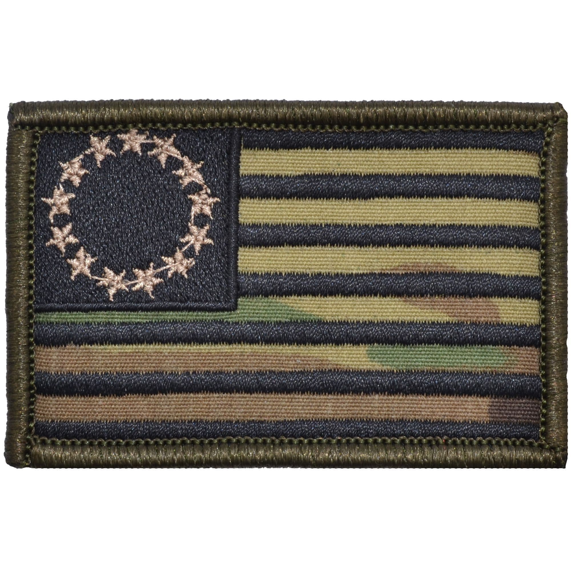 Tactical Gear Junkie Patches MultiCam Betsy Ross Flag - 2x3 Patch
