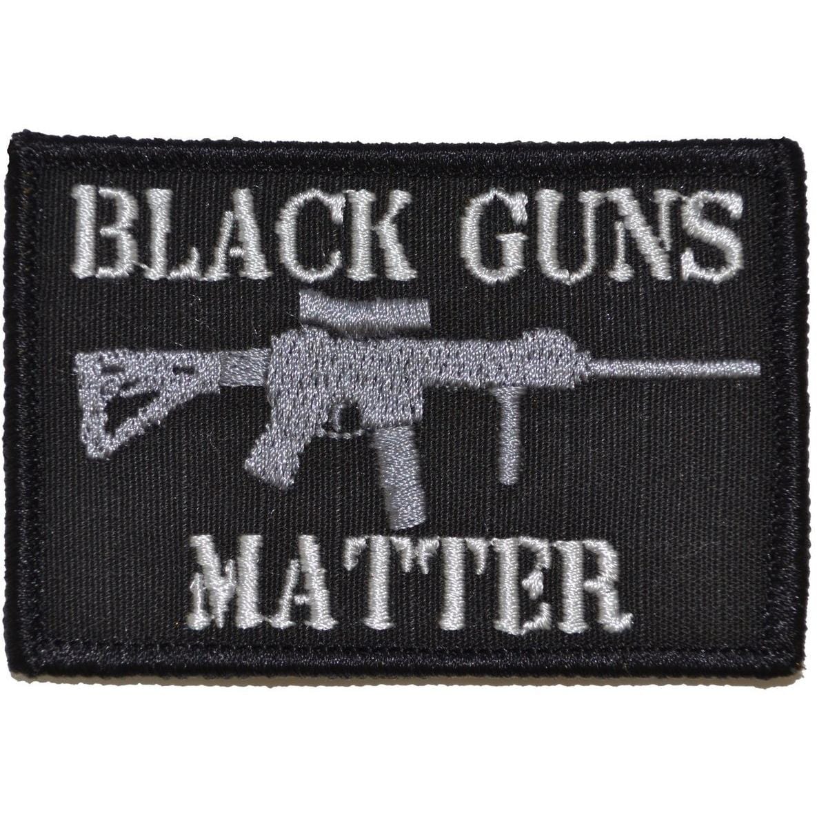 Tactical Gear Junkie Patches Black Black Guns Matter - 2x3 Patch