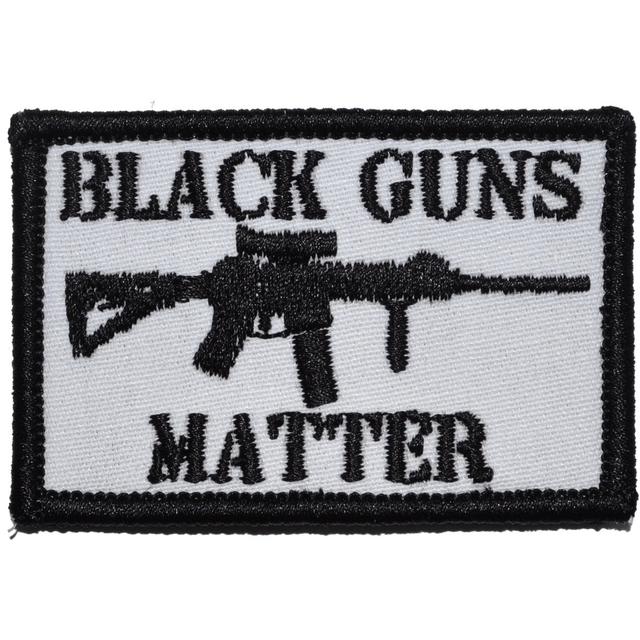 Tactical Gear Junkie Patches Full Color Black Guns Matter - 2x3 Patch