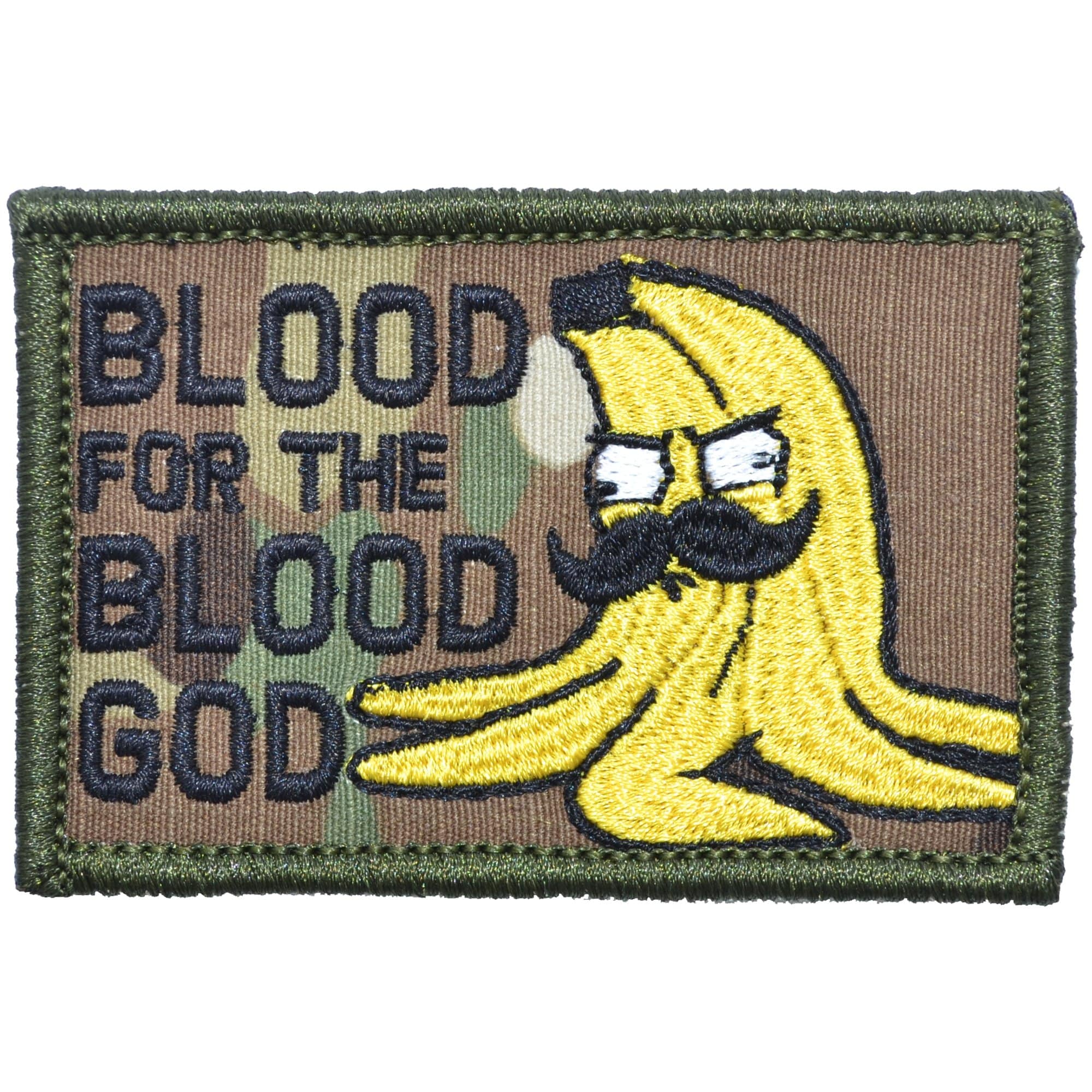 Tactical Gear Junkie Patches MultiCam Sketch's World © Blood For The Blood God - 2x3 Patch