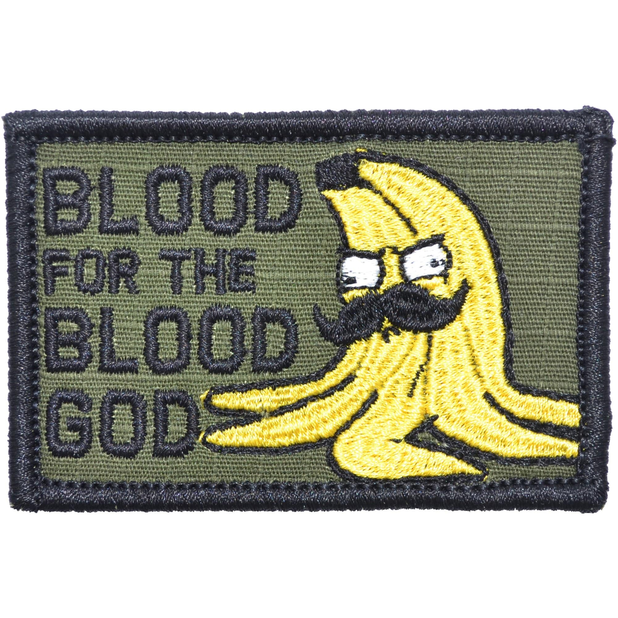 Tactical Gear Junkie Patches Olive Drab Sketch's World © Blood For The Blood God - 2x3 Patch