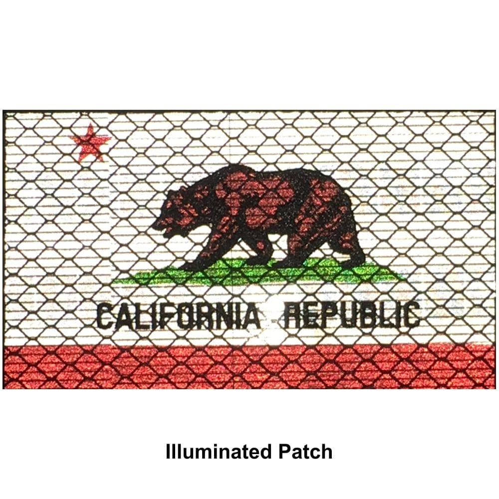 Tactical Gear Junkie Patches Reflective California Republic State Flag - 2x3.5 Patch