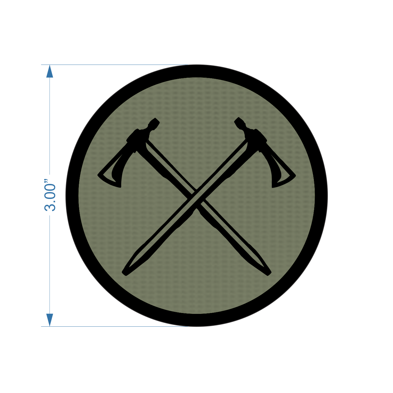 Tactical Gear Junkie Olive Drab Civil Affairs - Pipehawks - Printed Vinyl Patch