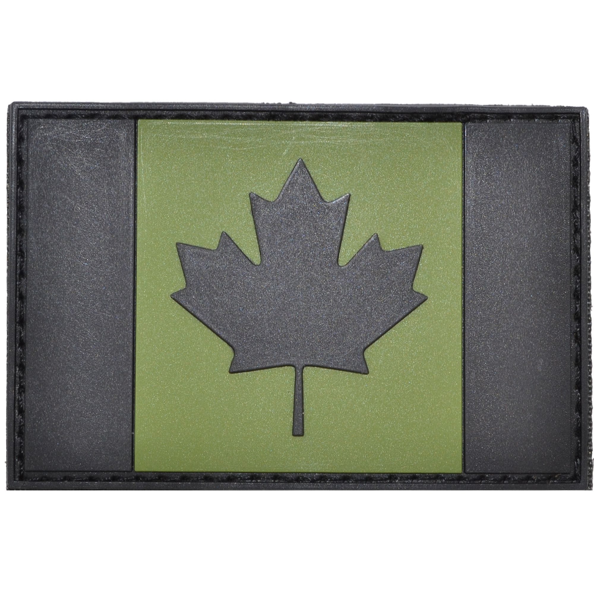 Tactical Gear Junkie Patches Tactical Green Canadian Flag Full Color - 2x3 PVC Patch